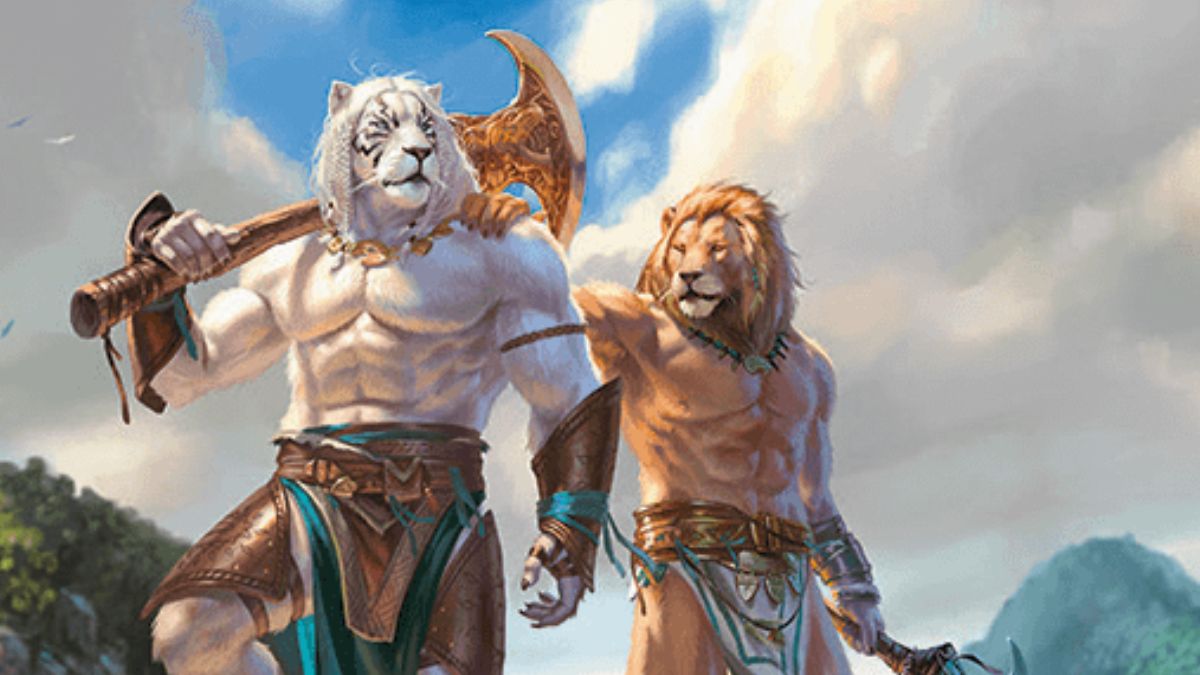 two beast men in magic the gathering modern horizons 3