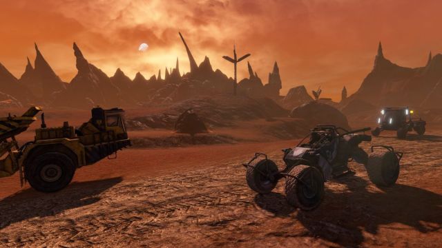 Paysage de Mars dans Red Faction Guerilla