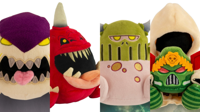 A selection of Warhammer Plushes from Tomy
