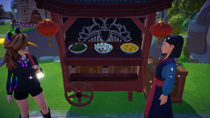 Disney Dreamlight Valley Mulan's tea stall