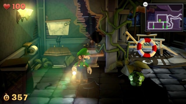 Le joyau de la salle de bain HD de Luigi's Mansion 2