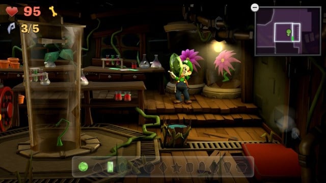 Luigi's Mansion 2 HD Botanique Gemme Émeraude