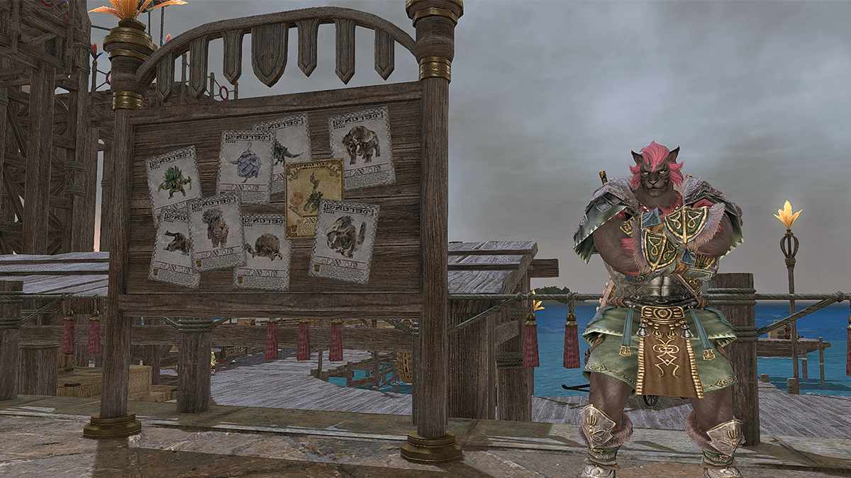 The Hunt Board in Tuliyollal, Final Fantasy XIV