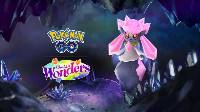 Pokemon Go World of Wonders promo Diancie dans la grotte