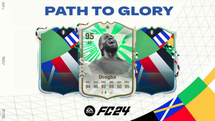 An image of FC 24 Drogba Pro Champion Icon SBC solutions
