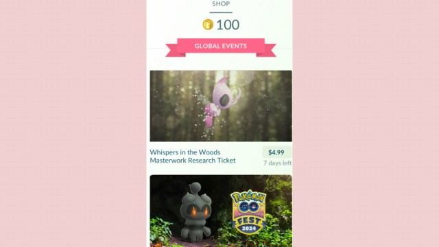 Événement Shiny Celebi dans Pokémon Go