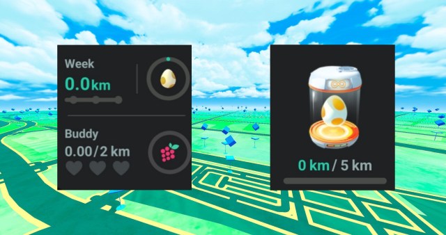 Widget d'éclosion des œufs dans Pokemon Go