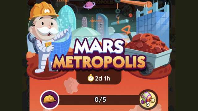 Récompense de pioche Monopoly GO Martian Treasures d'un événement
