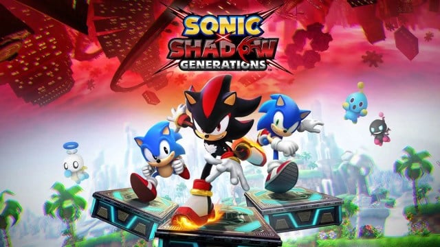 Art clé et logo de Sonic x Shadow Generations