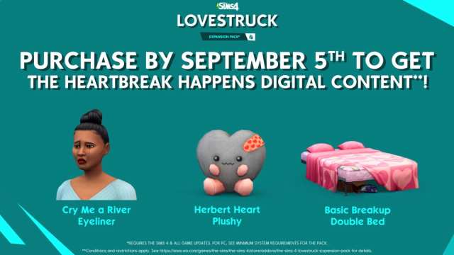 Pack de contenu numérique Les Sims 4 Heartbreak Happens