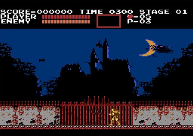 premier jeu castlevania