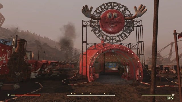 Distributeurs automatiques de Fallout 76 à côté de Nuka-Cade