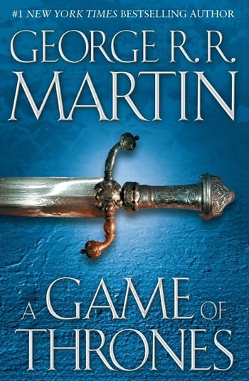 Une couverture de livre de Game of Thrones