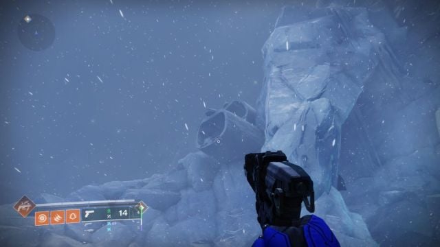 pièces de navire sur la falaise destiny 2