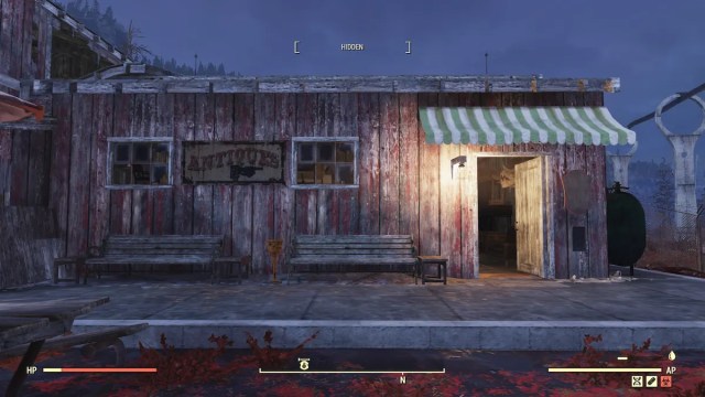 bâtiment antique des Appalaches de Fallout 76