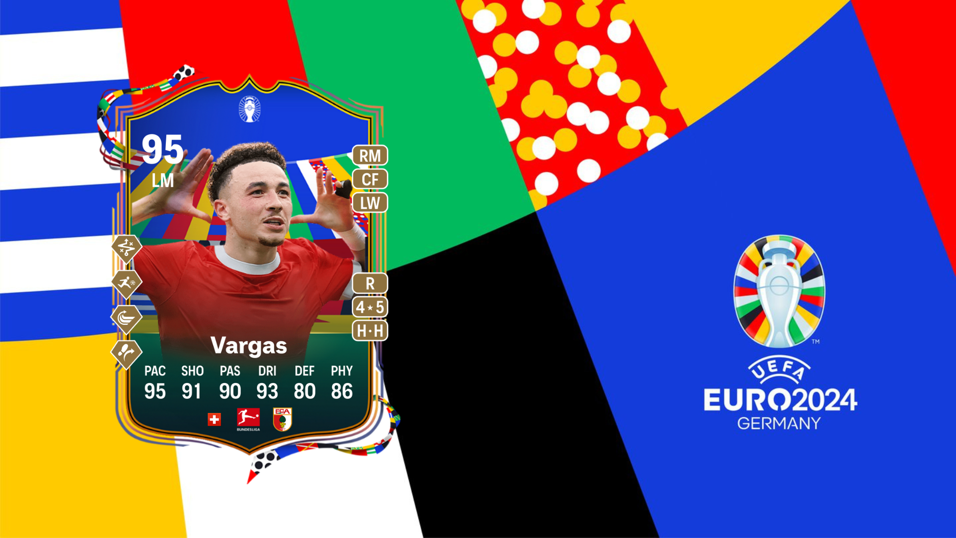 An image of Rube Vargas Team of the Tournament SBC in EA FC 24