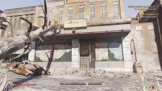 extérieur du prêteur sur gages de fallout 76 grafton