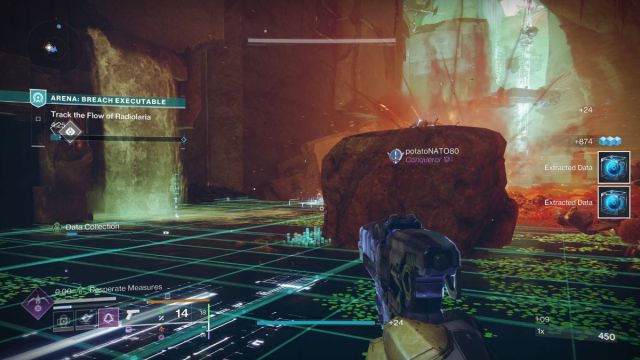 données extraites dans l'épisode Echoes de Destiny 2