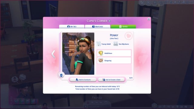 Sims 4 Lovestruck Matchs