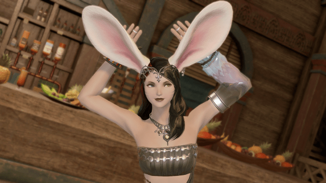 Emote de mouvement d'oreille dans Final Fantasy XIV