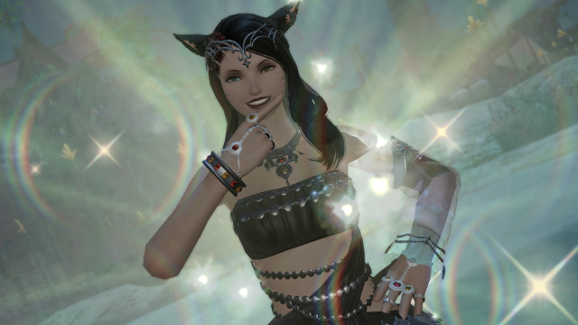 Emote Humble Triomphe dans Final Fantasy XIV