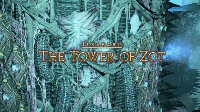 Écran titre de la Tour de Zot dans Final Fantasy XIV