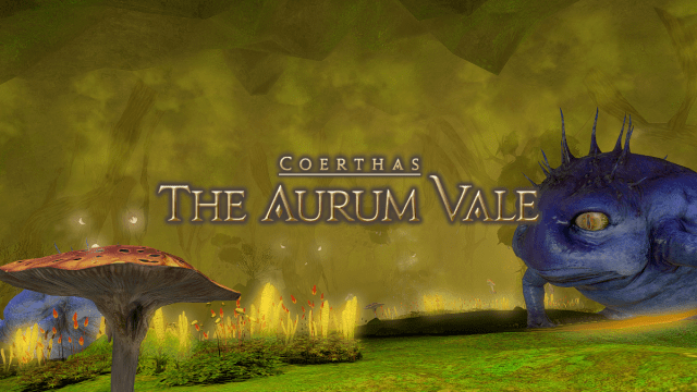 L'écran titre d'Aurum Vale dans Final Fantasy XIV