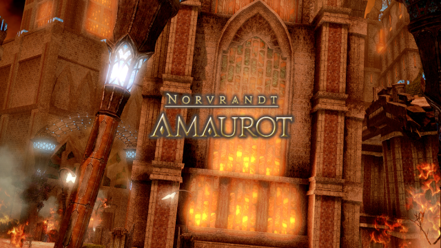 Écran titre d'Amaurot dans Final Fantasy XIV