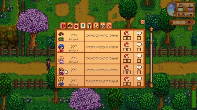 mariage de stardew valley