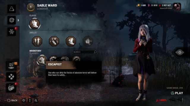 classe d'évasion en mode Dead by Daylight 2v8