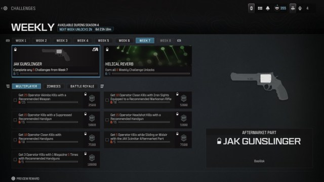 Jak Gunslinger dans MW3 et Warzone