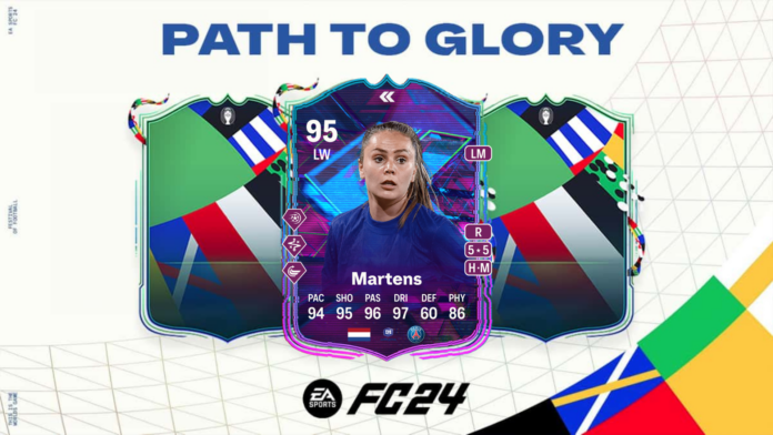 An image of Lieke Mertens Flashback SBC solutions in EA FC 24