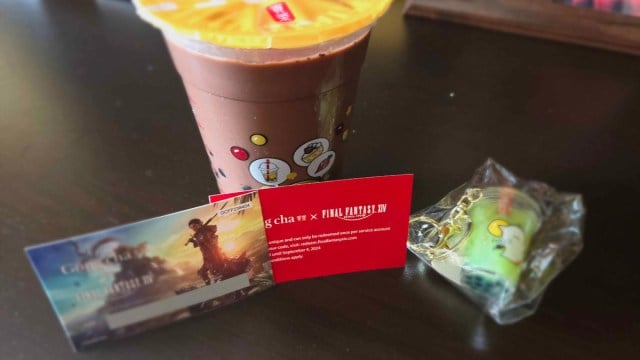 Articles promotionnels FFXIV x Gong cha 