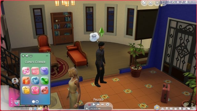 Ouvrir l'application Cupid's Corner dans les Sims 4