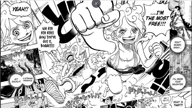 Bijoux Bonney en forme de Nika dans One Piece