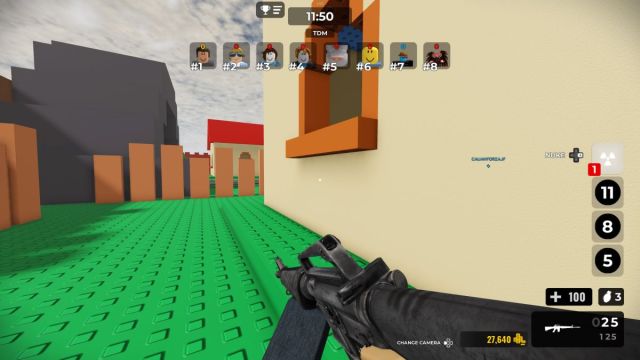 Jeu FPS sur Roblox