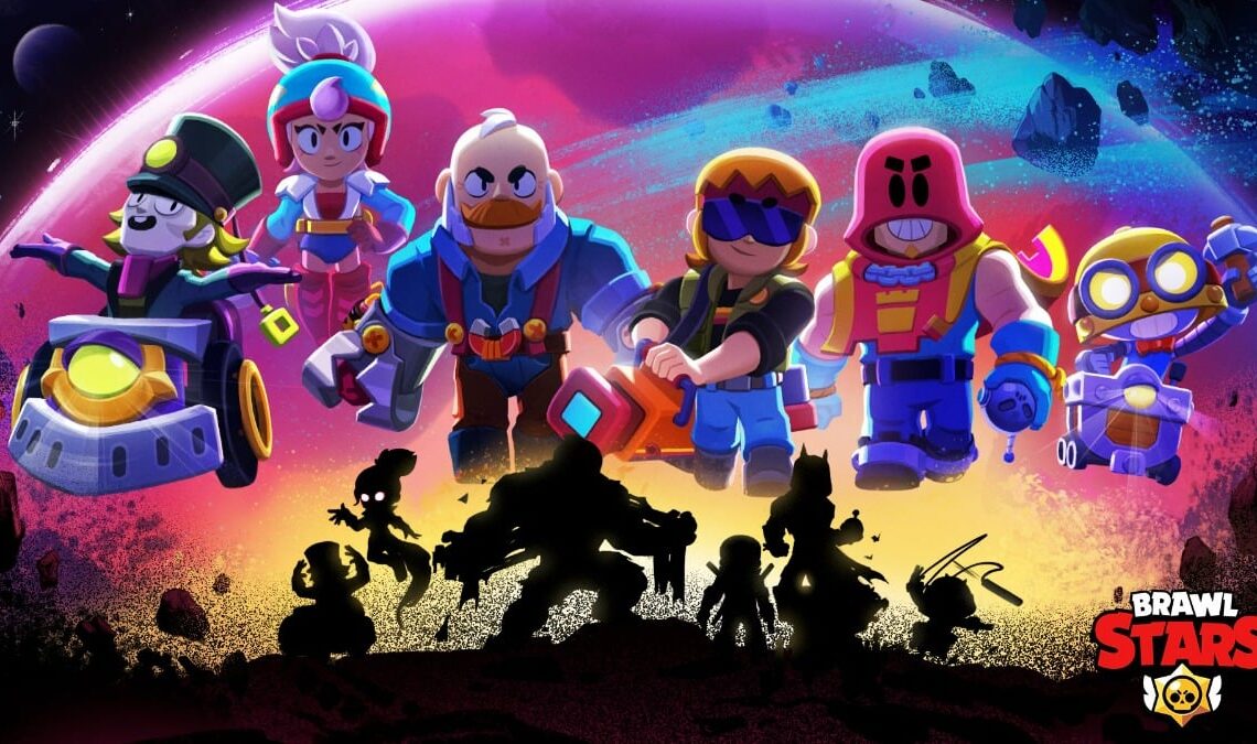 An image of several brawlers in Brawl Stars