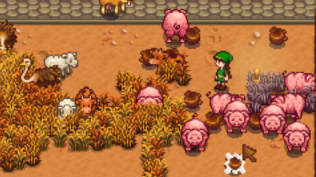 Les animaux de Stardew Valley