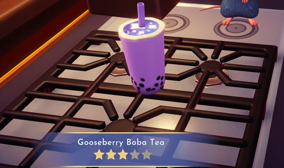 Gooseberry Boba Tea in Disney Dreamlight Valley