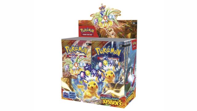 Coffret de boosters Surgign Sparks de Pokémon TCG