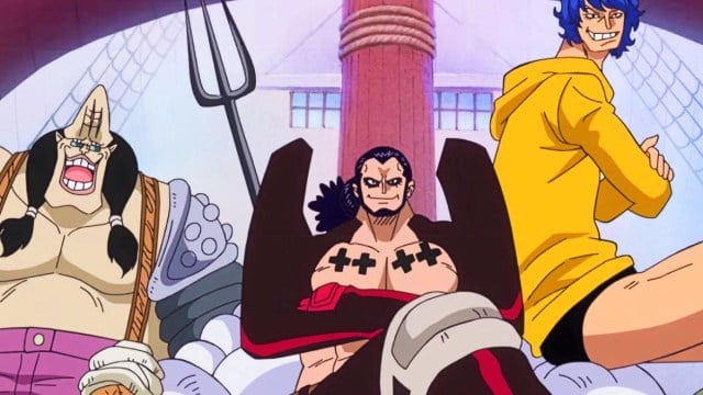 Abdullah, Ideo et Blue Gilly dans One Piece