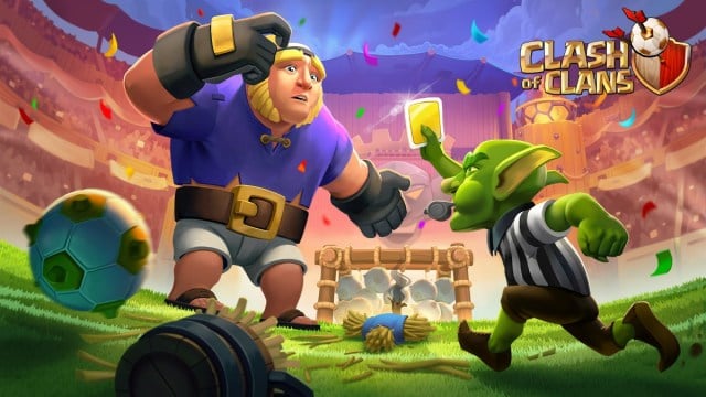 Une image de Géant, Gobelin et Boule Piquante dans Clash of Clans.