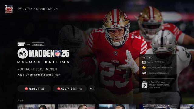 Une image de Madden NFL 25 sur PlayStation