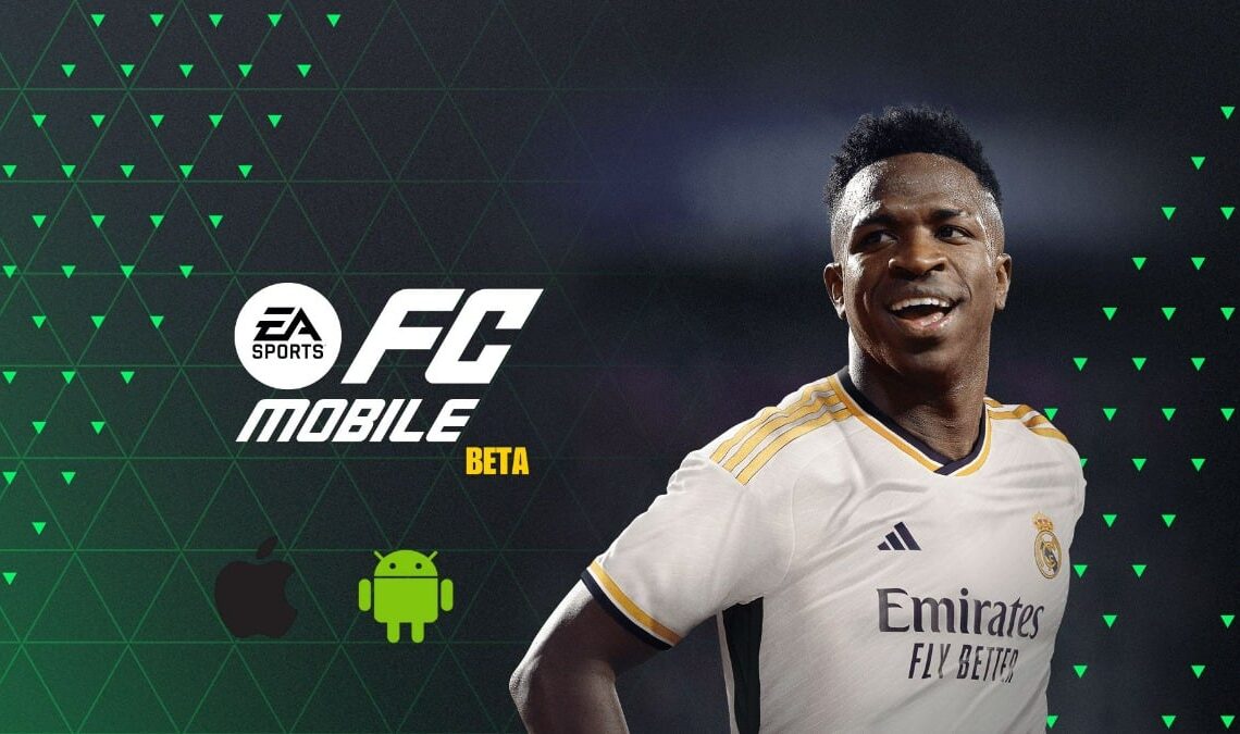 An image of Vini Jr. in FC Mobile 25 Beta.