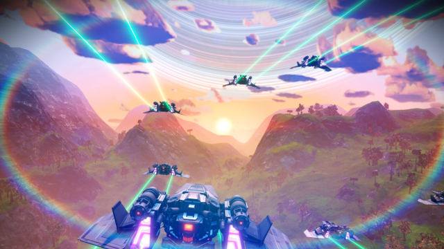 Vol platulaire dans No Man's Sky