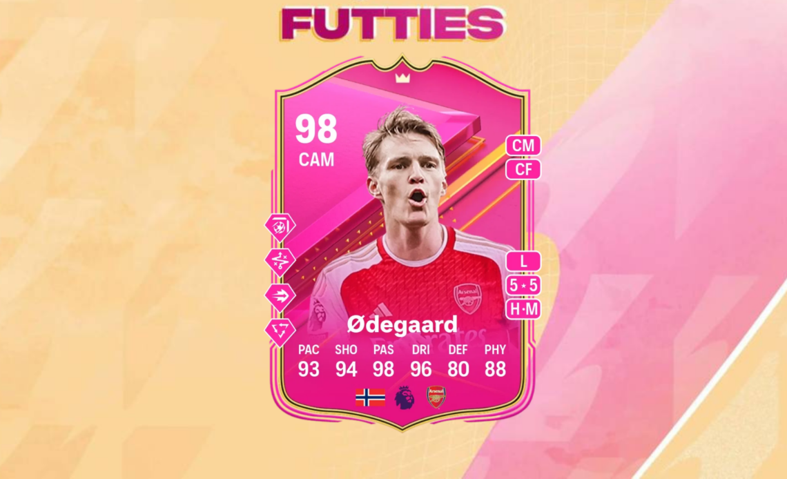 An image of Odegaard FUTTIES SBC solutions in EA FC 24