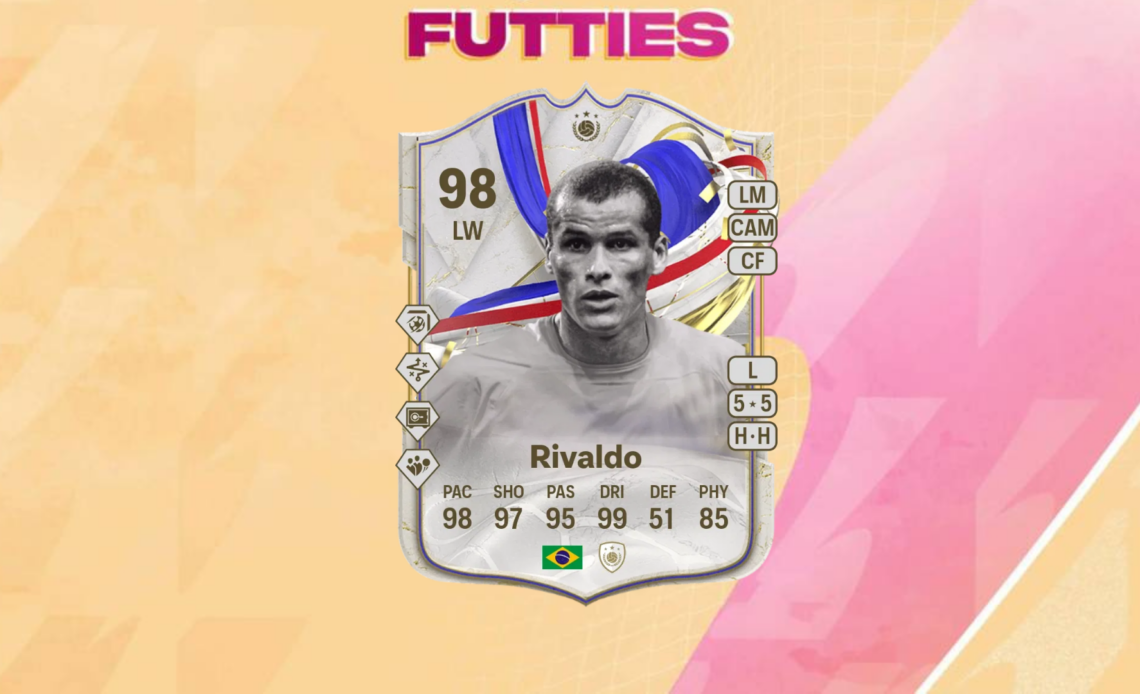 An image of Rivaldo Greats of the Game Icon SBC in EA FC 24