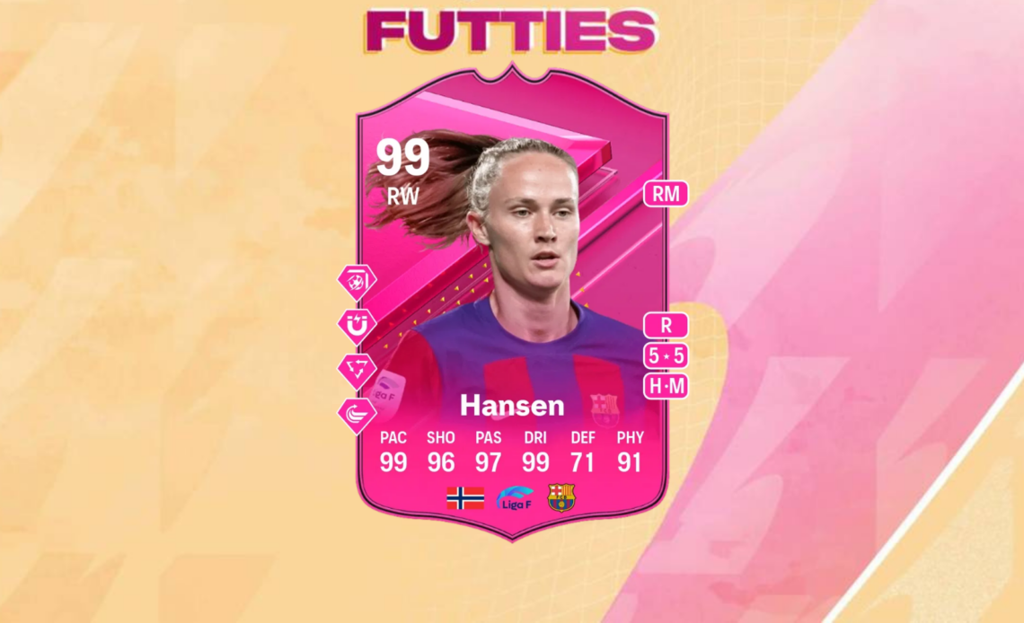 An image of Graham Hansen FUTTIES SBC solutions in EA FC 24