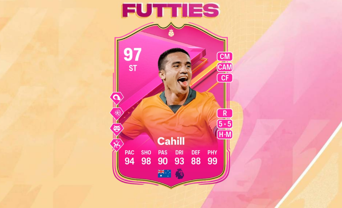 An image of Tim Cahill FUTTIES Hero SBC solutions in EA FC 24