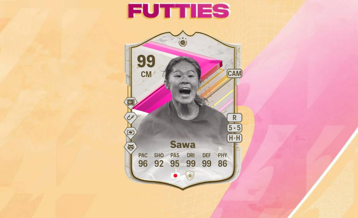 An image of Homare Sawa FUTTIES Icon in EA FC 24